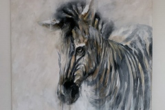 zebra painting