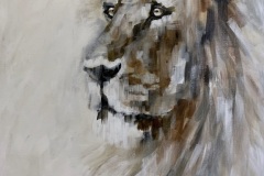 lion painting