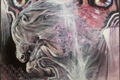 abstrakti hevosmaalaus