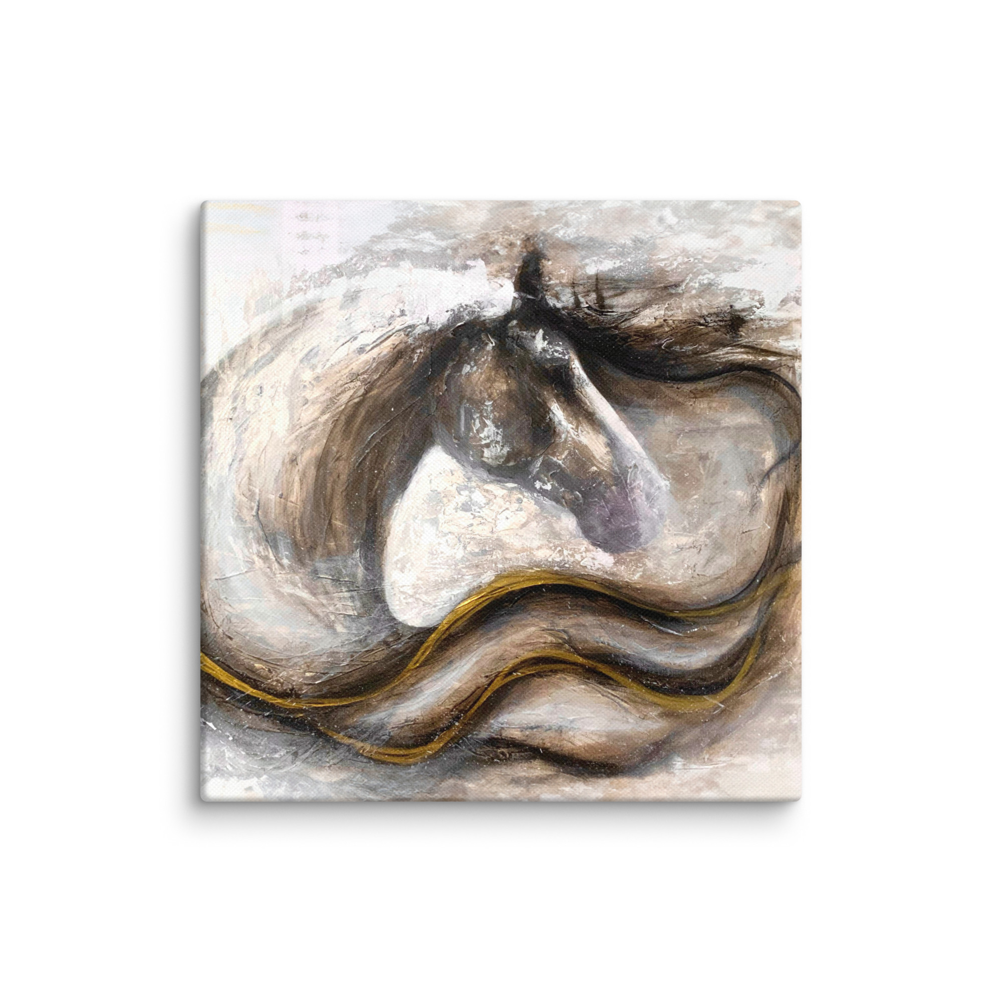 Canvasprintti abstrakti hevosmaalaus - Image 15