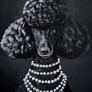 "Lady curly crown"
